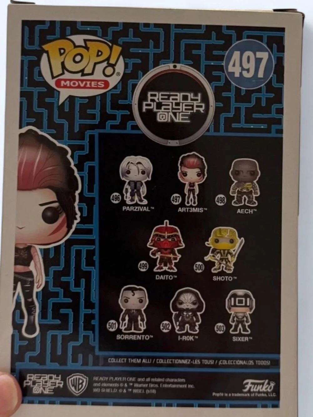 Funko Pop ART3MIS Figure with Red and Black Design